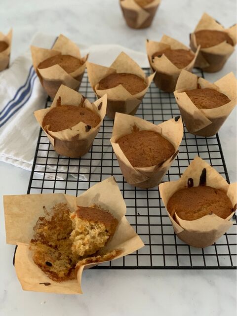 Charlie’s Carrot Cake Muffins