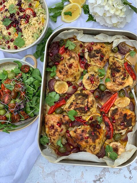 Chermoula Chicken Traybake