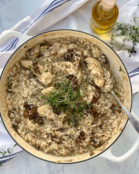 Chicken, Mushroom & Truffle Risotto