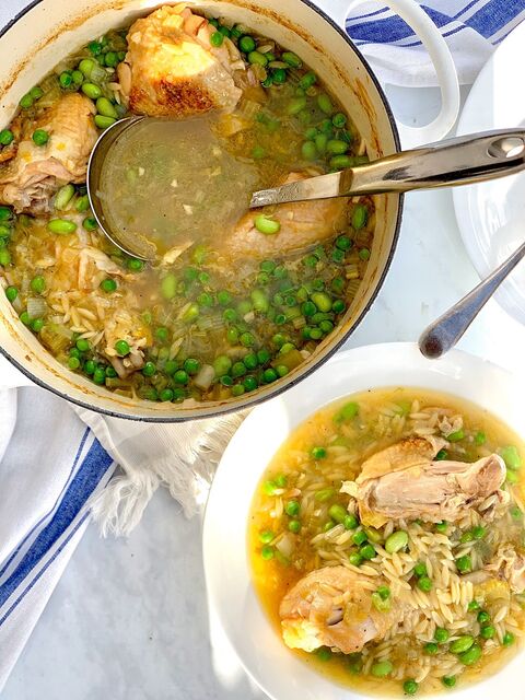 Chicken, Vegetable & Orzo Soup