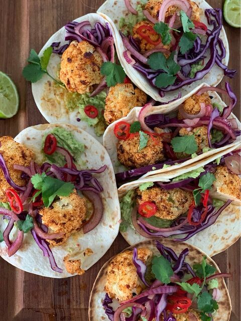 Chipotle Cauliflower Taco’s