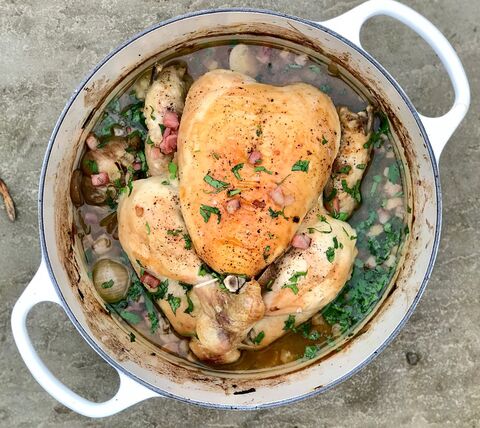 Coq Au Vin Blanc
