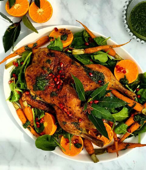 Festive Middle Eastern Duck