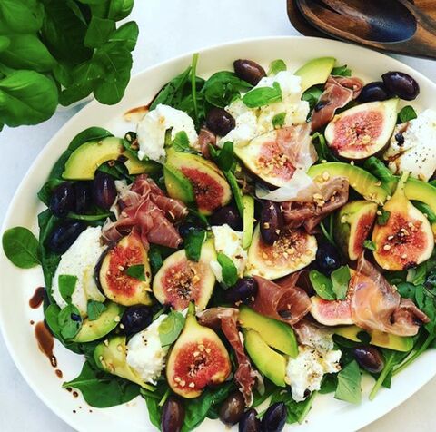 Fig Parma Ham & Mozzarella Salad