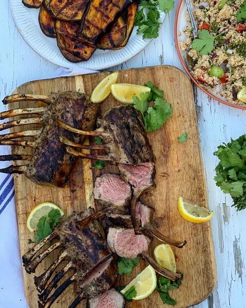 Lemon Garlic & Herb Rack of lamb