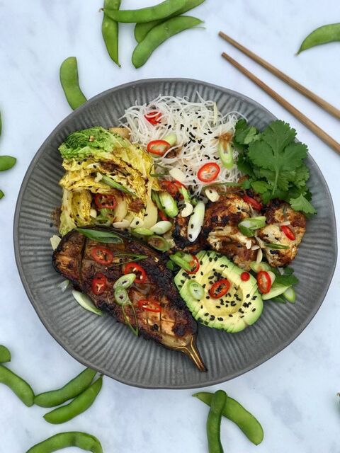 Miso Glazed Vegan Buddha Bowl