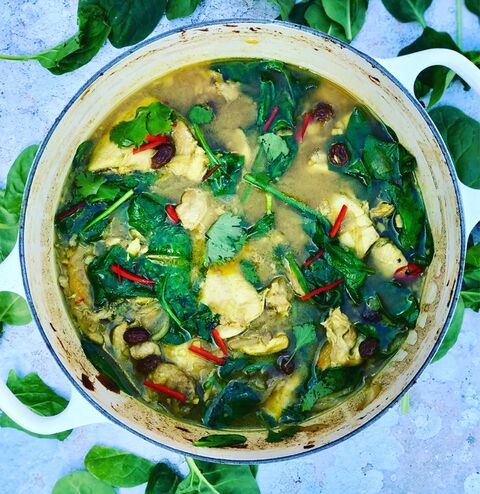 Moroccan Saffron Chicken