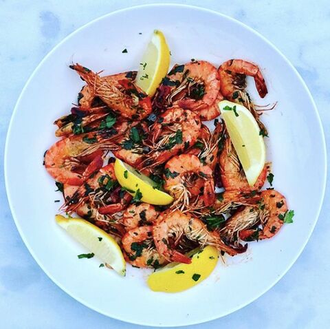 Pil Pil Prawns