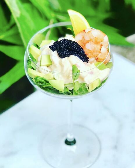 Retro Prawn & Avocado Cocktail