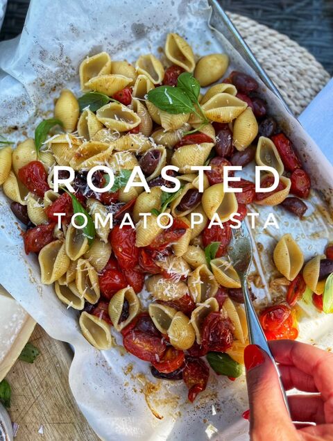 Roast Tomato, Olive, Garlic & Chilli Pasta