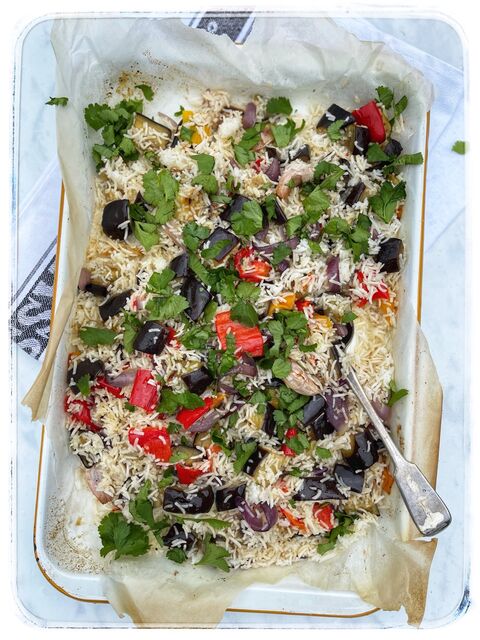 Roasted Vegetable Rice