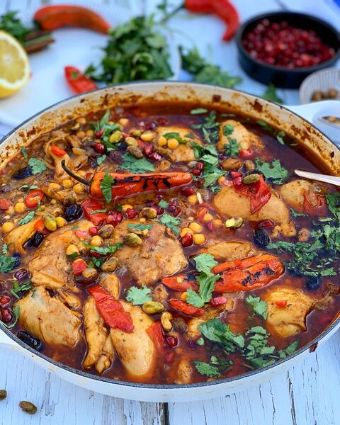 Saffron Chicken Tagine