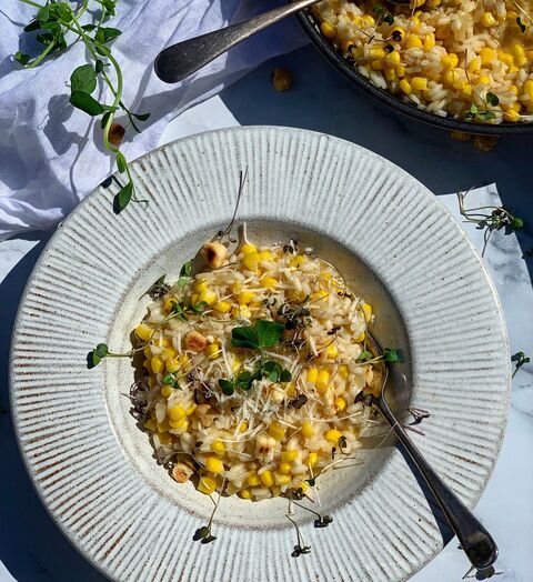 Sweet Corn Risotto