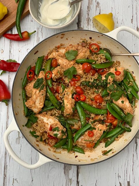Tandoori Chicken Stir-fry