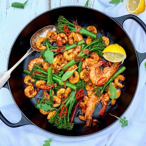 Tenderstem® Broccoli & Prawns Pil Pil