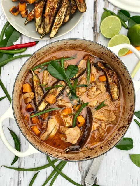 Thai Chicken & Baby Aubergine Curry