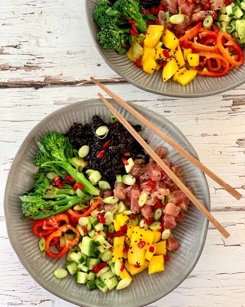 Tuna Poké Bowls