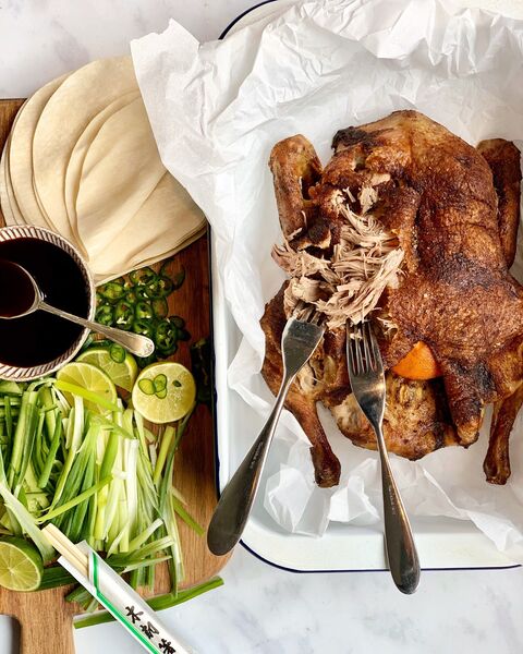 Whole Roasted Peking Duck & Pancakes
